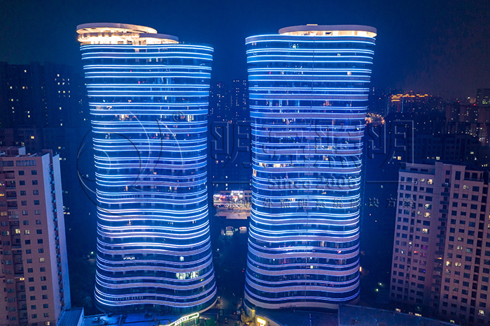 寫(xiě)字樓夜景照明